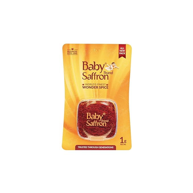 Baby Brand Saffron/Kesar/Kumkuma Puvvu 1GM,