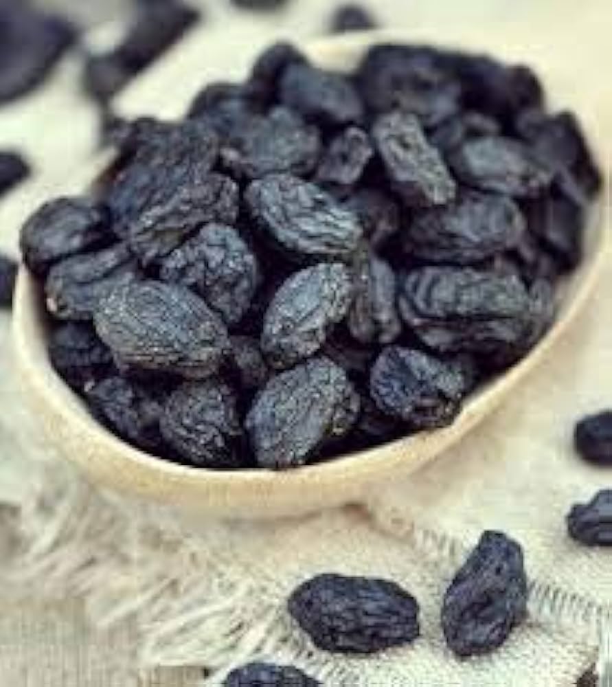 Black Raisins | Dried Kishmish With Seeds | Dry Grapes | Kali Darakh