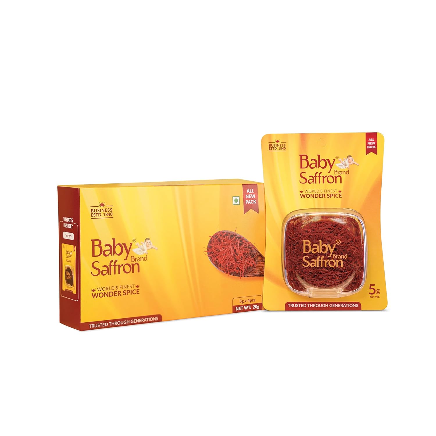 Baby Brand Saffron/Kesar/Kumkuma Puvvu 5g,