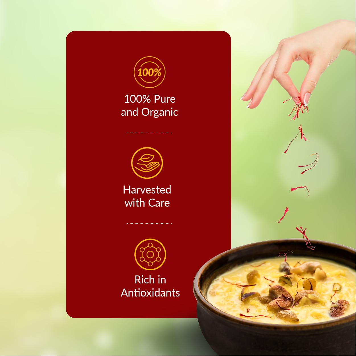 Baby Brand Saffron/Kesar/Kumkuma Puvvu 1GM,