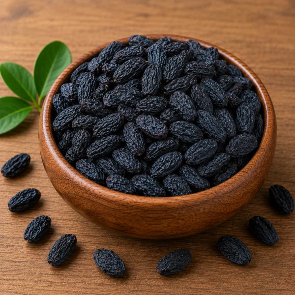 Black Raisins | Dried Kishmish With Seeds | Dry Grapes | Kali Darakh